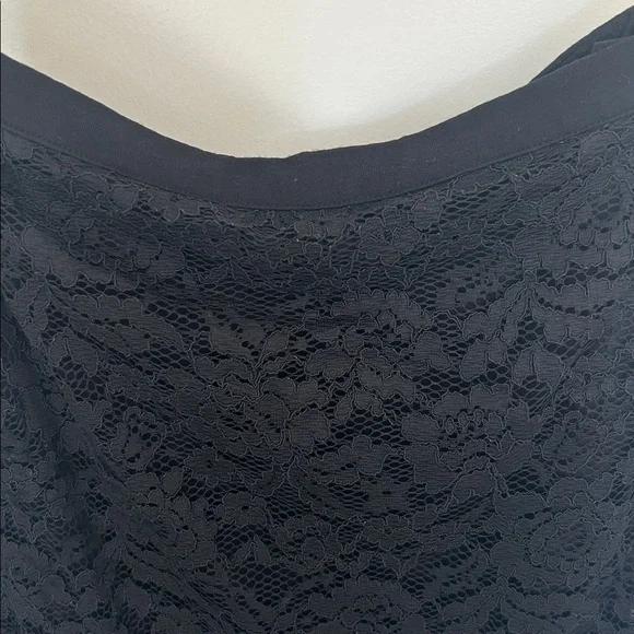 Hale Bob Black Lace Pencil Skirt - Picture 10 of 12